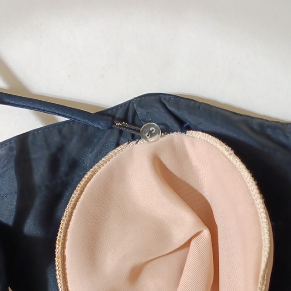 Wtoo Midnight Blue Formal Dress | Satin Evening Gown | Size 0 - Picture 7 of 7